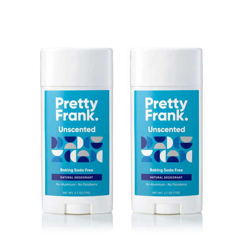 Natural Deodorant - Baking Soda Free - 2 Pack