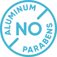 No Aluminumor Parabens