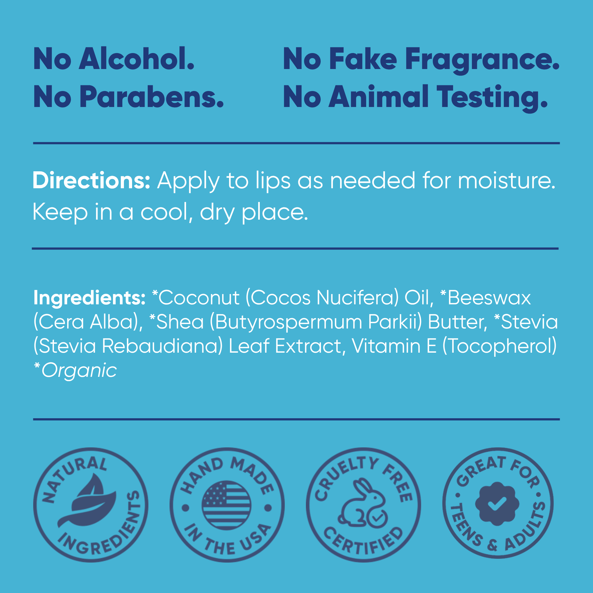 Natural Lip Balm - Hydrating & Moisturizing Formula