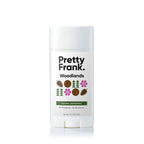 Pretty Frank Woodlands extra strength natural deodorant stick with baking soda