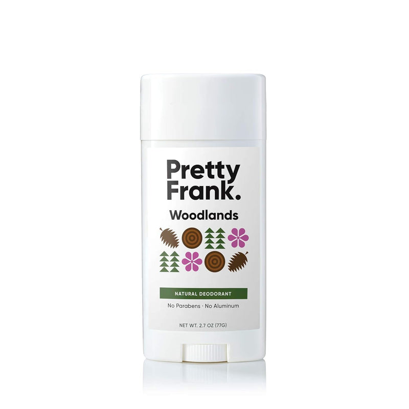 Pretty Frank Natural Aluminum-Free Deodorant Stick - Woodlands
