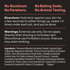 Natural Deodorant - Baking Soda Free