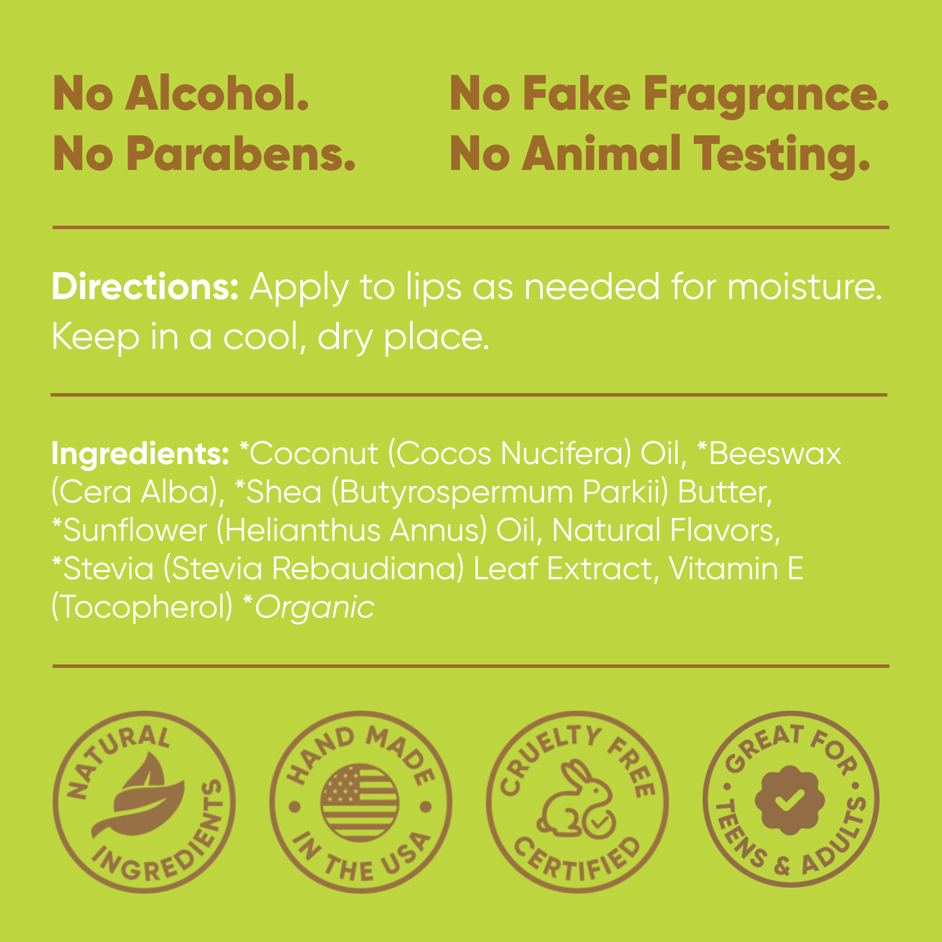 Natural Lip Balm - Hydrating & Moisturizing Formula