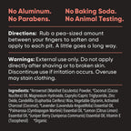 Natural Deodorant Jar - Baking Soda Free