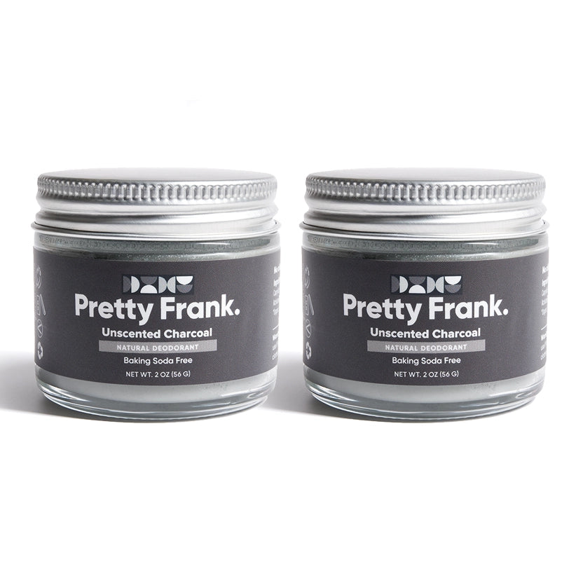 Natural Deodorant Jar - Baking Soda Free - 2 Pack