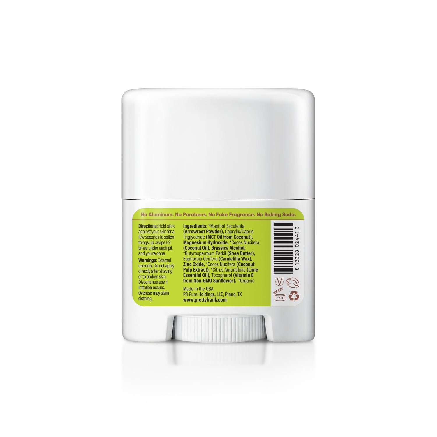 Mini Travel Size Natural Deodorant - Baking Soda Free - Sensitive Skin Formula
