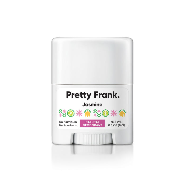 Pretty Frank Natural Aluminum-Free Travel Deodorant Stick, Baking Soda