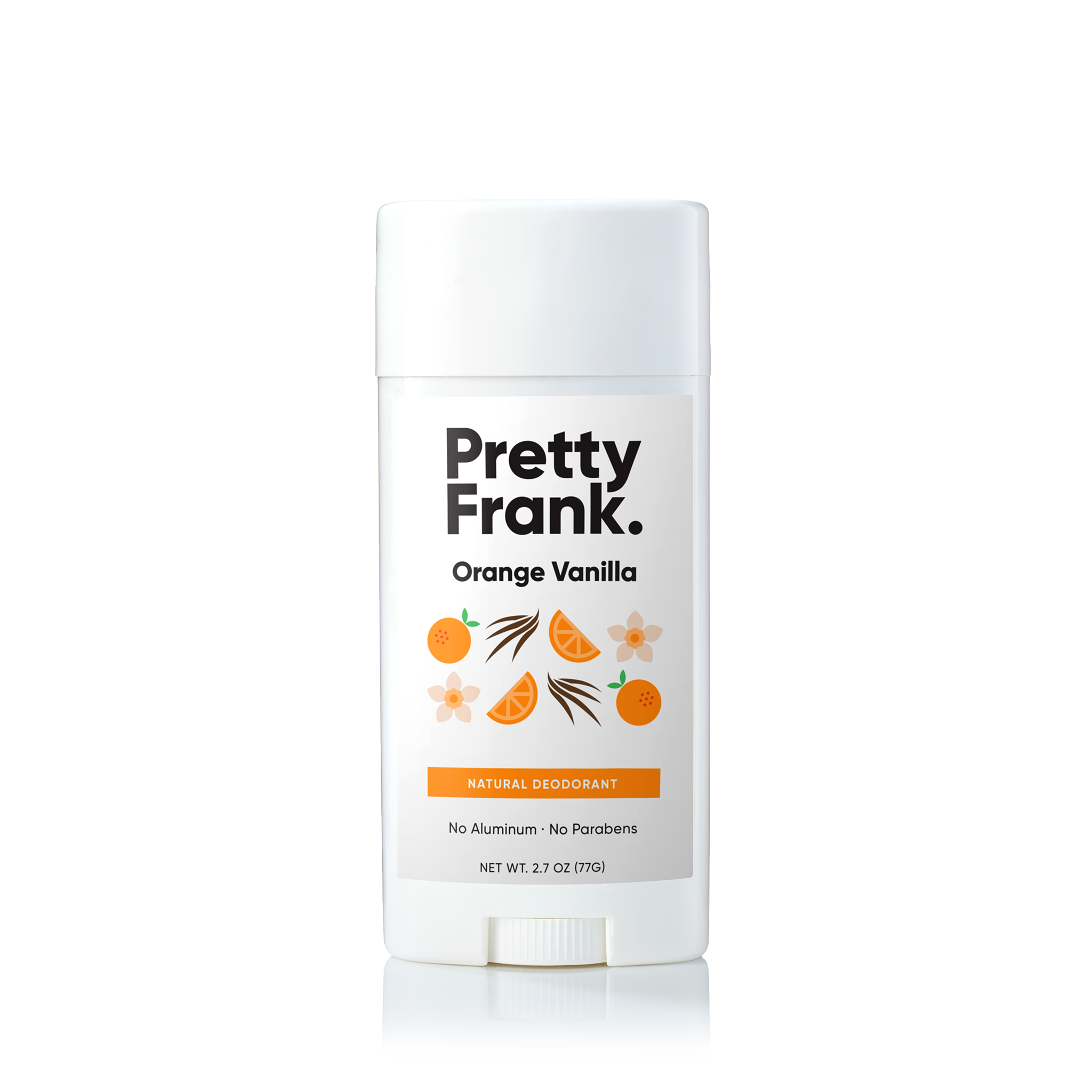 Orange Vanilla extra strength natural deodorant stick with baking soda – Pretty Frank