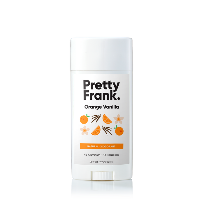 Pretty Frank Natural Aluminum-Free Deodorant Stick, Baking Soda