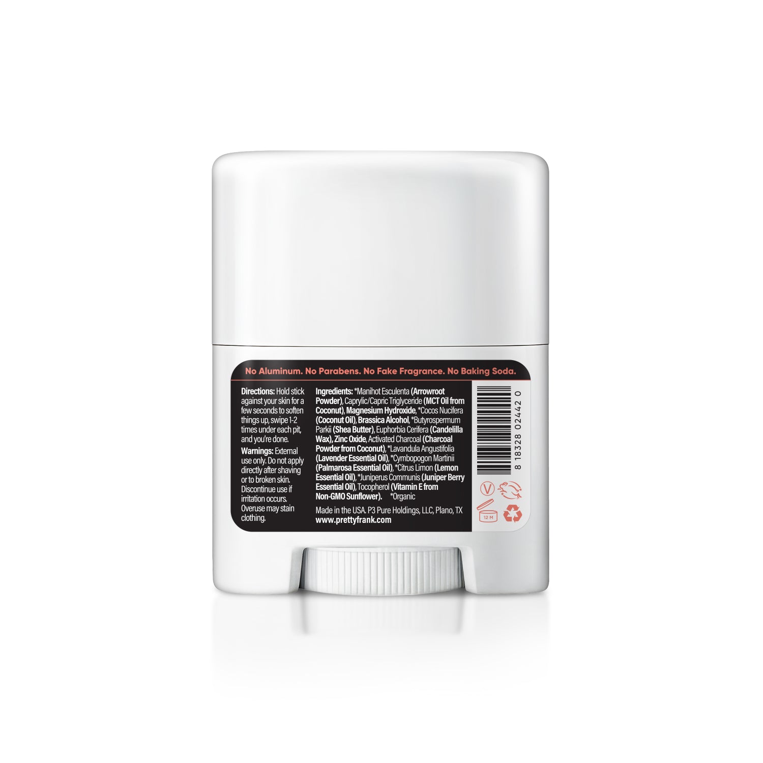Mini Travel Size Natural Deodorant - Baking Soda Free - Sensitive Skin Formula