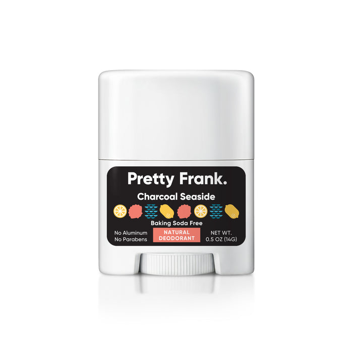 Pretty Frank Natural Aluminum-Free & Baking Soda-Free Travel Deodorant Stick