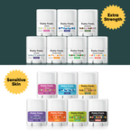 Mini Travel Size Natural Deodorant - Baking Soda - Extra Strength Formula