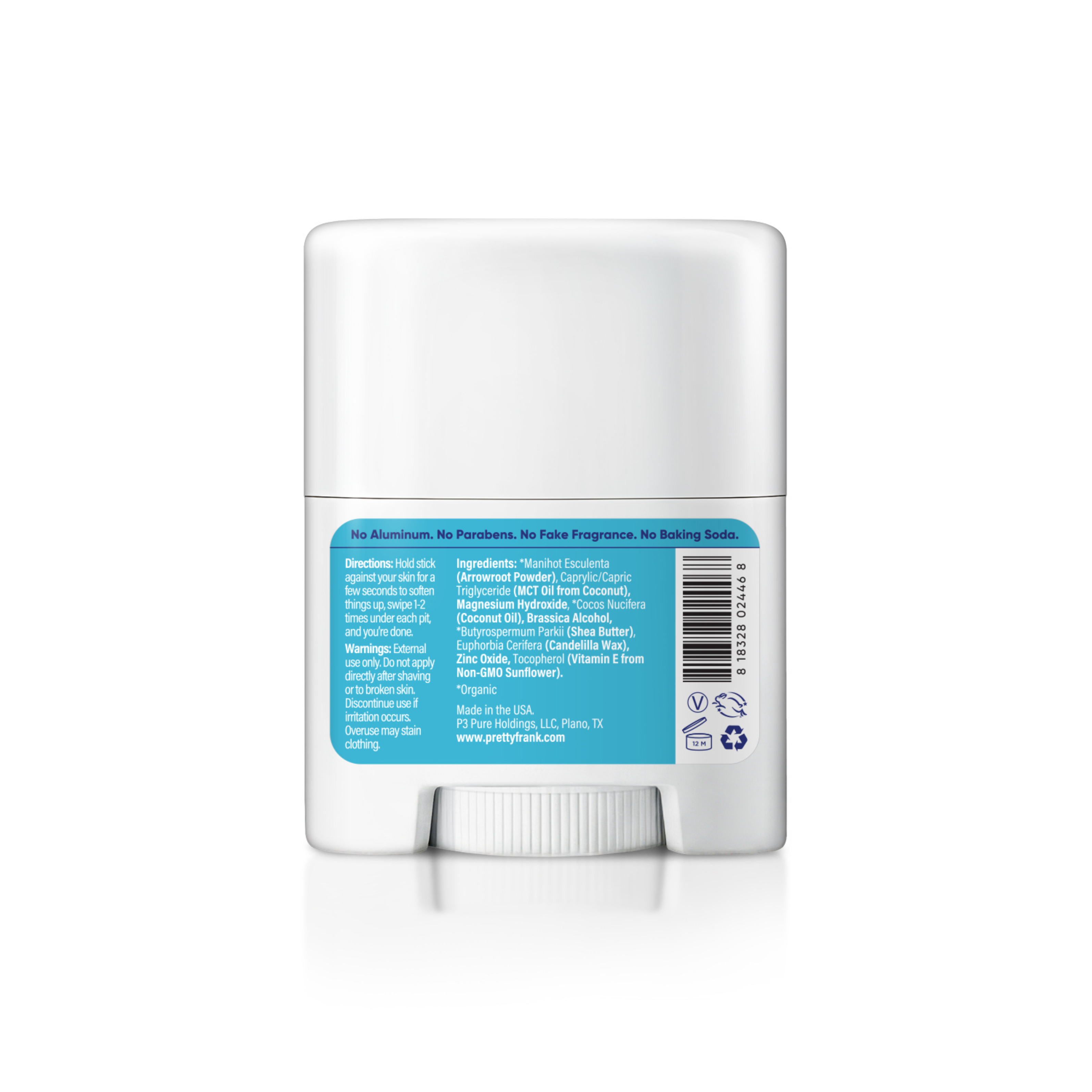 Mini Travel Size Natural Deodorant - Baking Soda Free - Sensitive Skin Formula