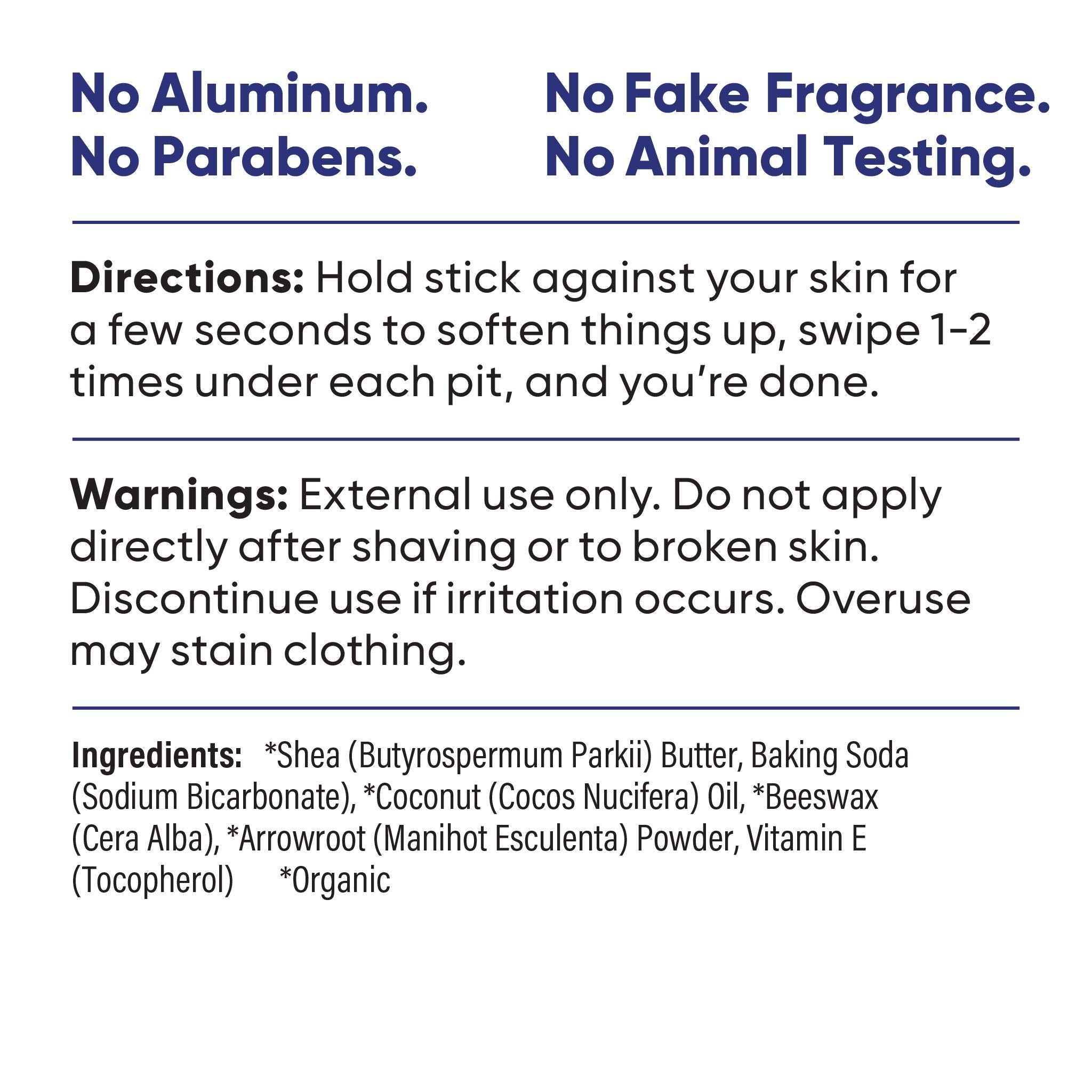 Natural Deodorant - Baking Soda