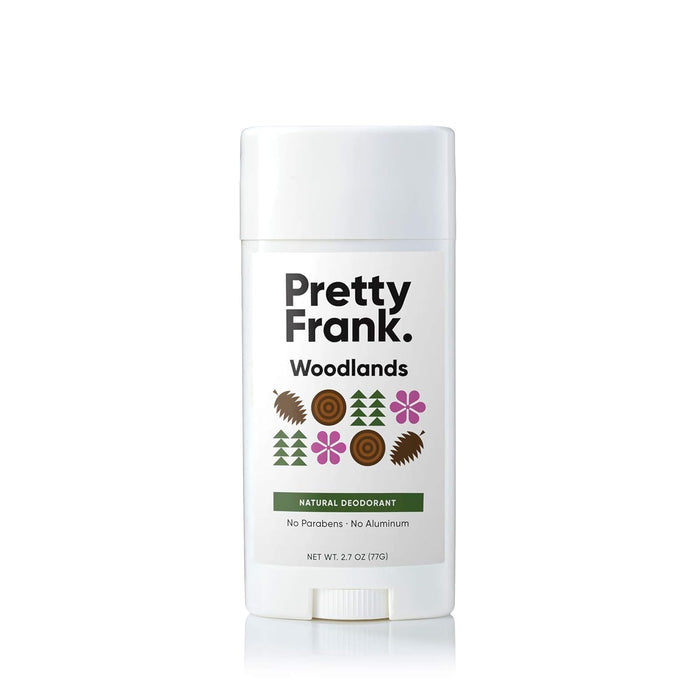Pretty Frank Natural Aluminum-Free Deodorant Stick, Baking Soda