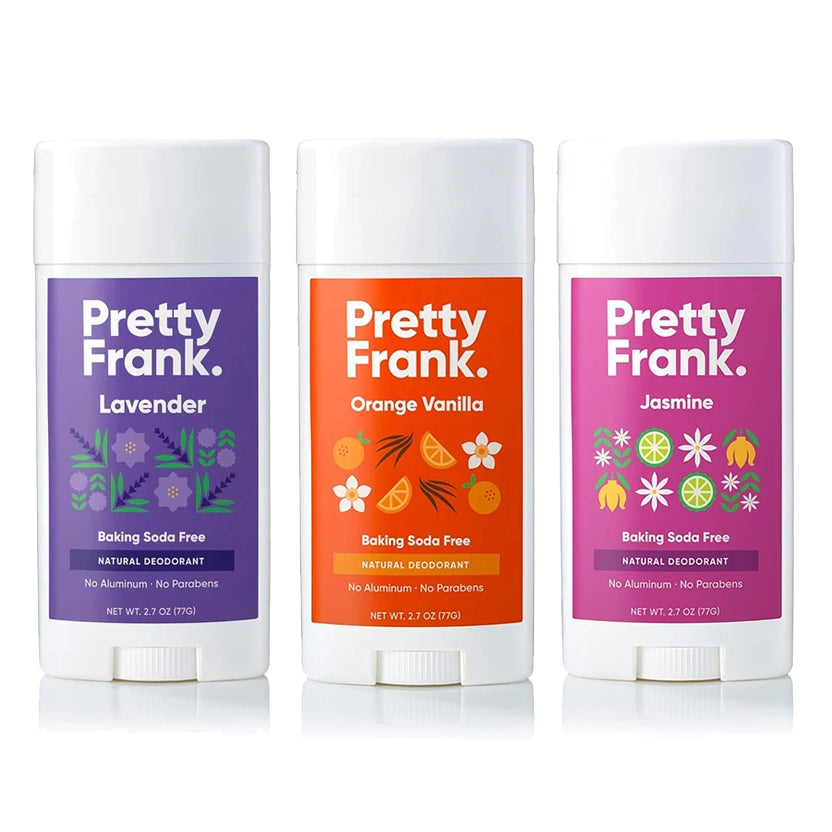 Natural Deodorant - Baking Soda Free - 3 Pack