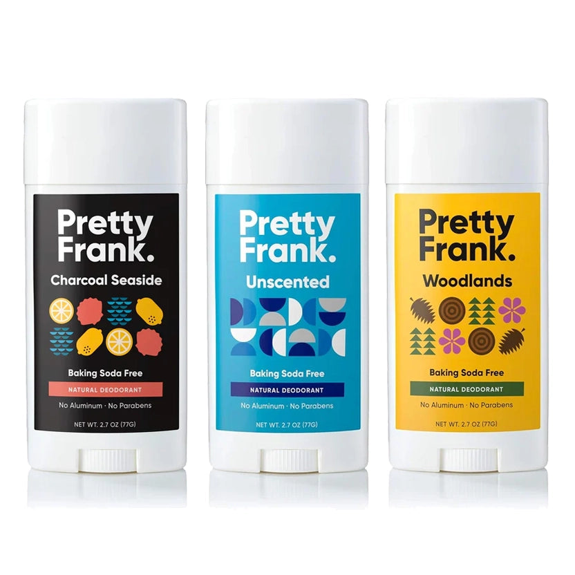 Natural Deodorant - Baking Soda Free - 3 Pack